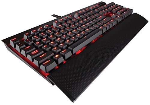 Corsair Gaming K70 LUX Mechanical Keyboard Backlit Red LED Cherry MX B